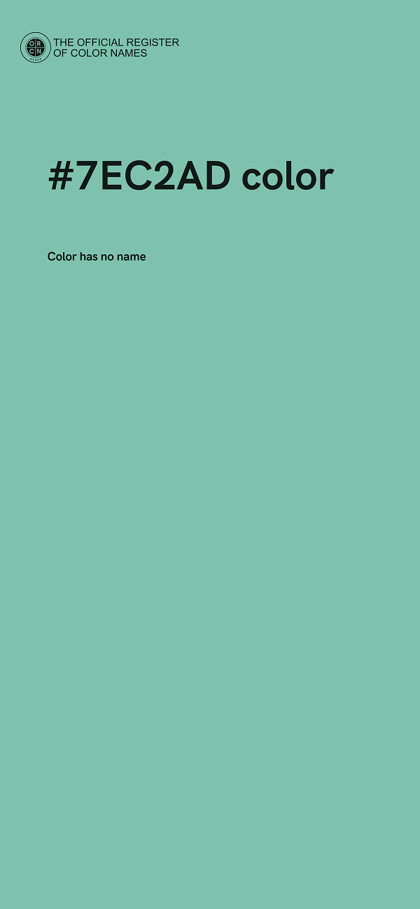 #7EC2AD color image