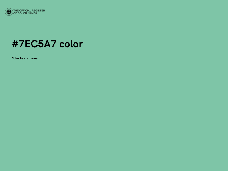 #7EC5A7 color image