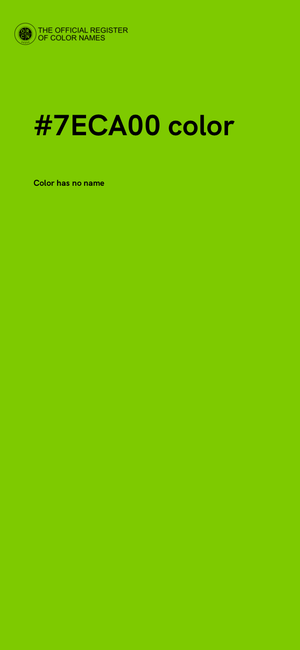 #7ECA00 color image