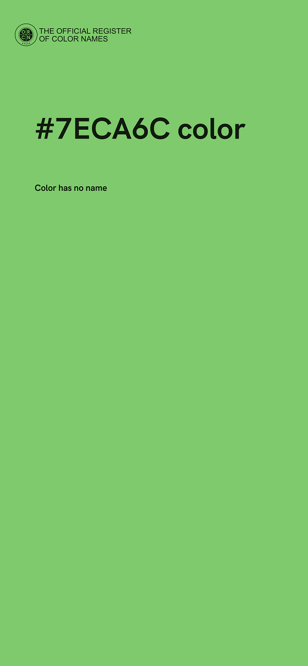 #7ECA6C color image