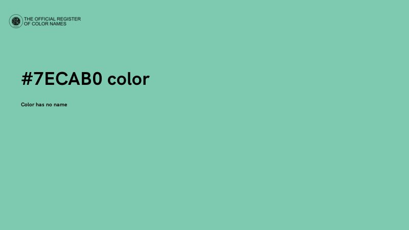 #7ECAB0 color image