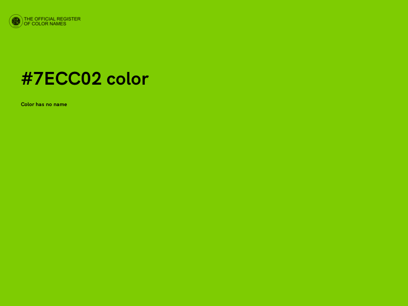 #7ECC02 color image