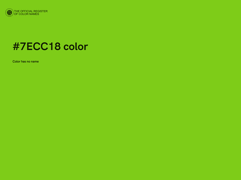 #7ECC18 color image