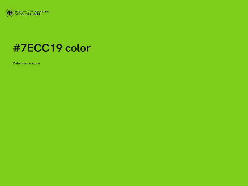 #7ECC19 color image