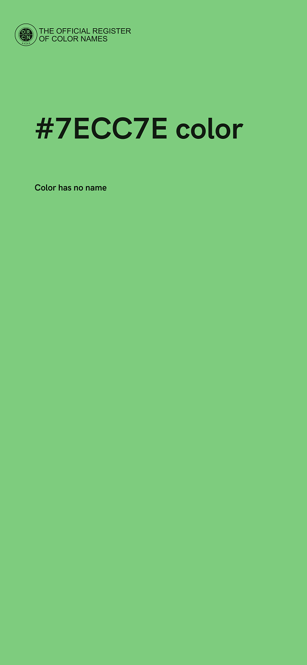 #7ECC7E color image