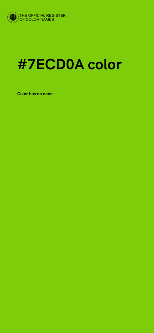 #7ECD0A color image