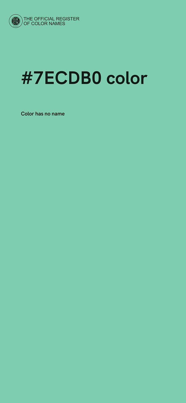 #7ECDB0 color image