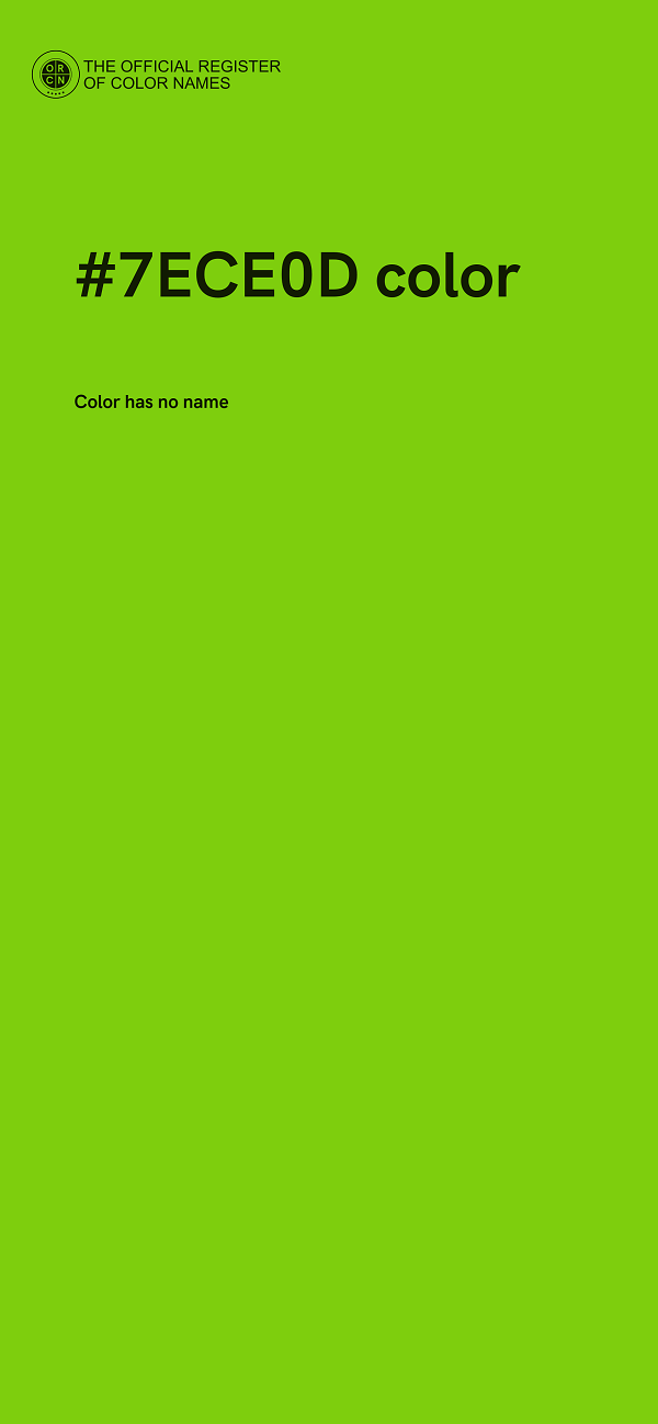 #7ECE0D color image