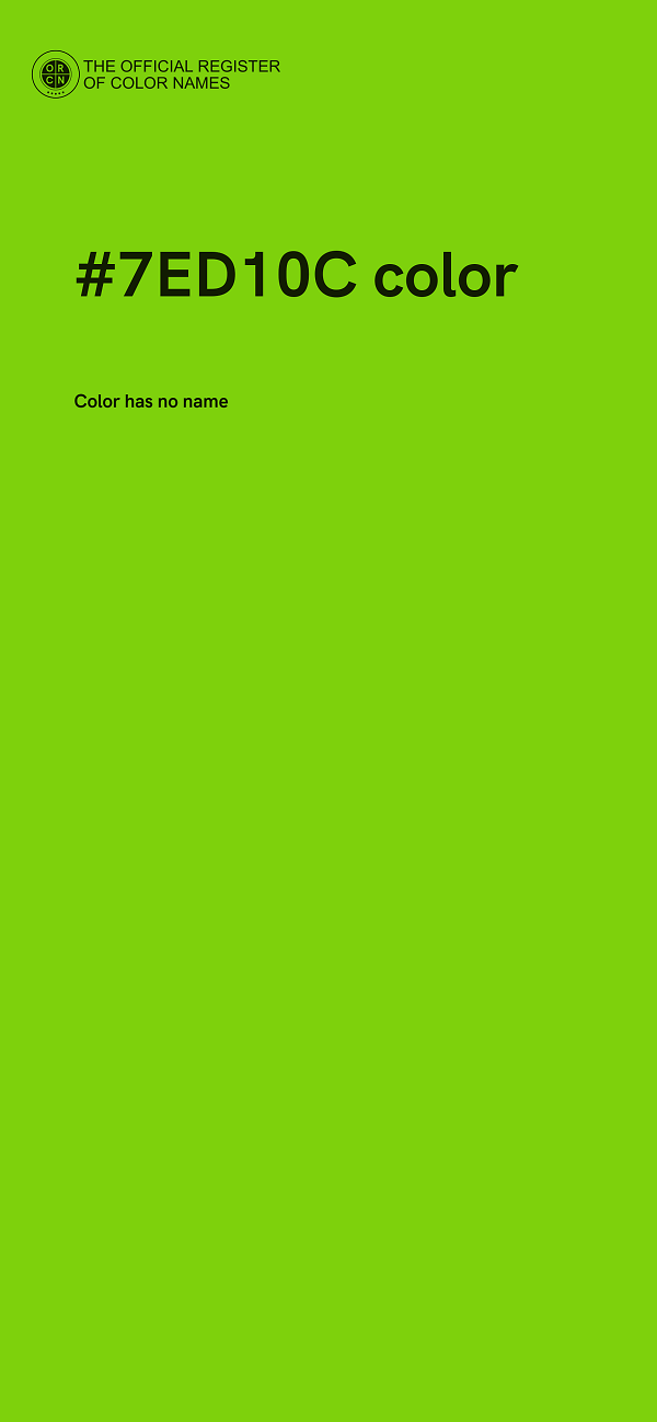 #7ED10C color image