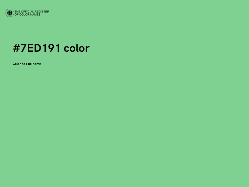 #7ED191 color image