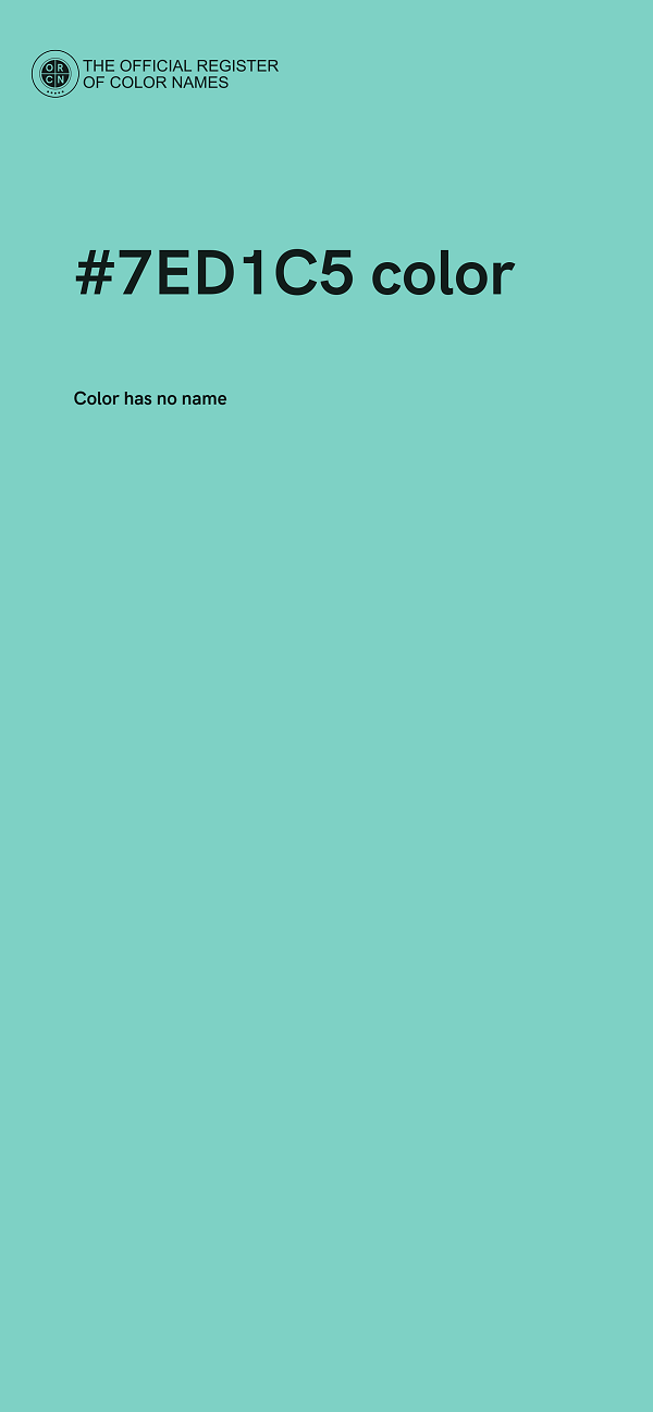 #7ED1C5 color image