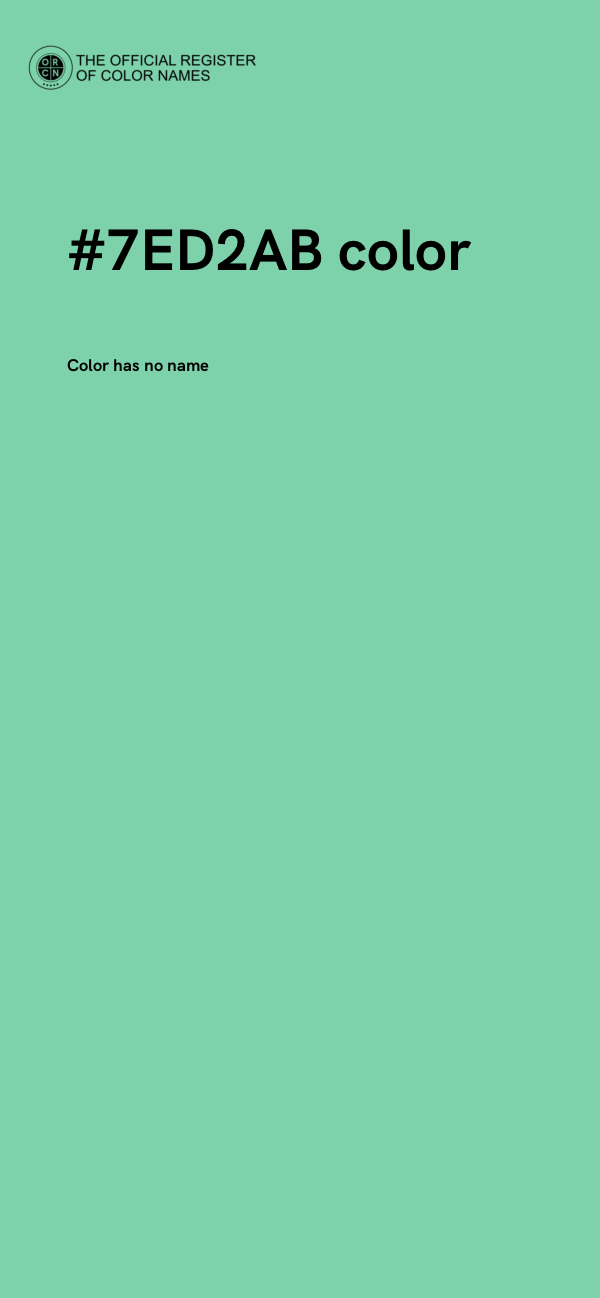 #7ED2AB color image