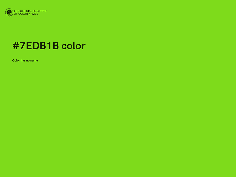 #7EDB1B color image