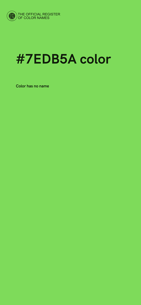 #7EDB5A color image