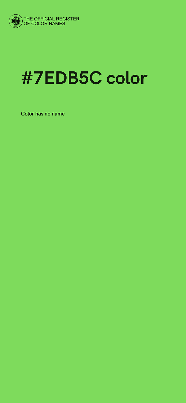 #7EDB5C color image