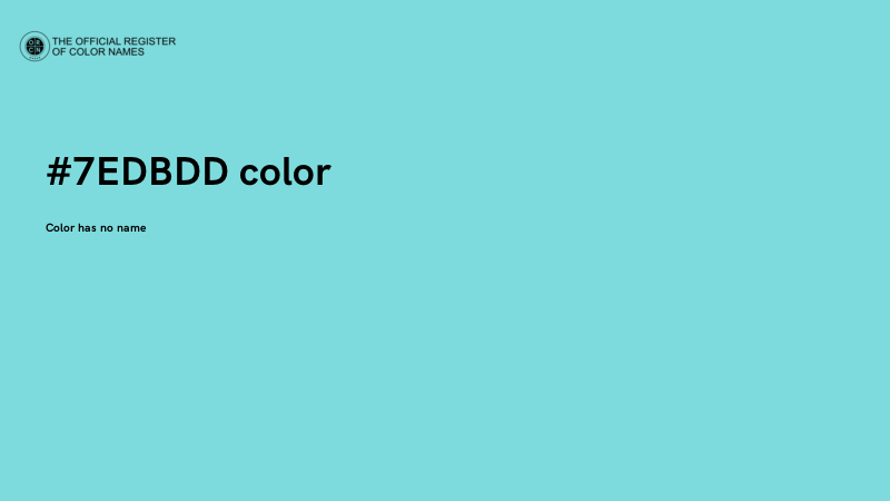#7EDBDD color image