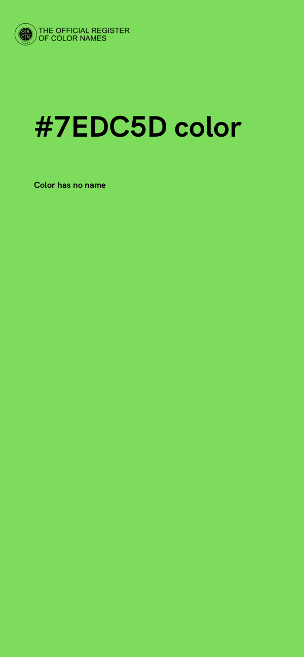 #7EDC5D color image