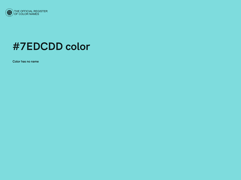 #7EDCDD color image