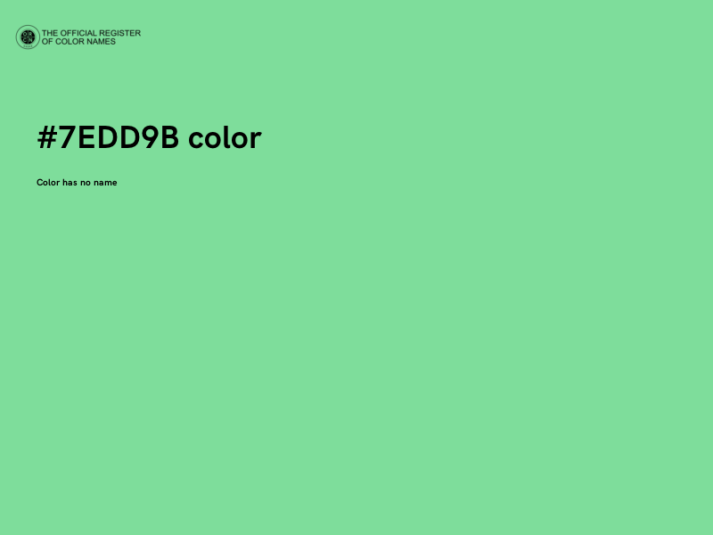 #7EDD9B color image