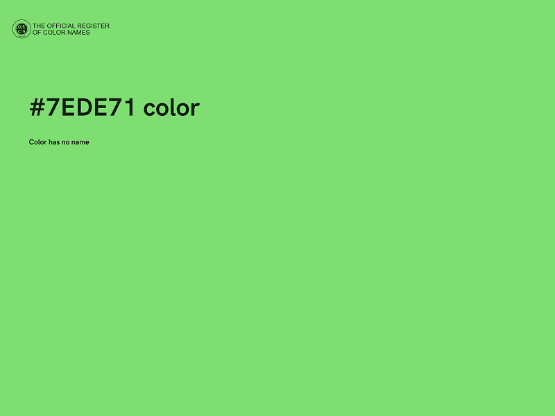 #7EDE71 color image