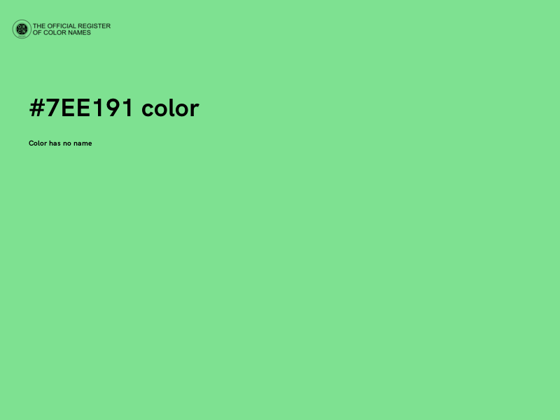 #7EE191 color image