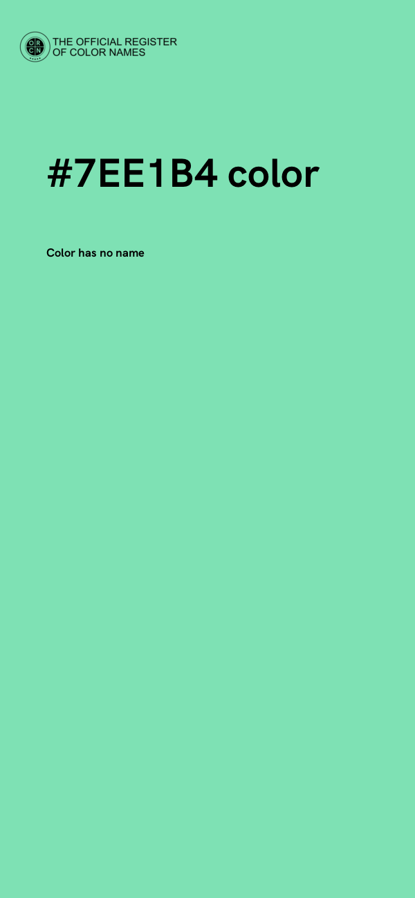 #7EE1B4 color image