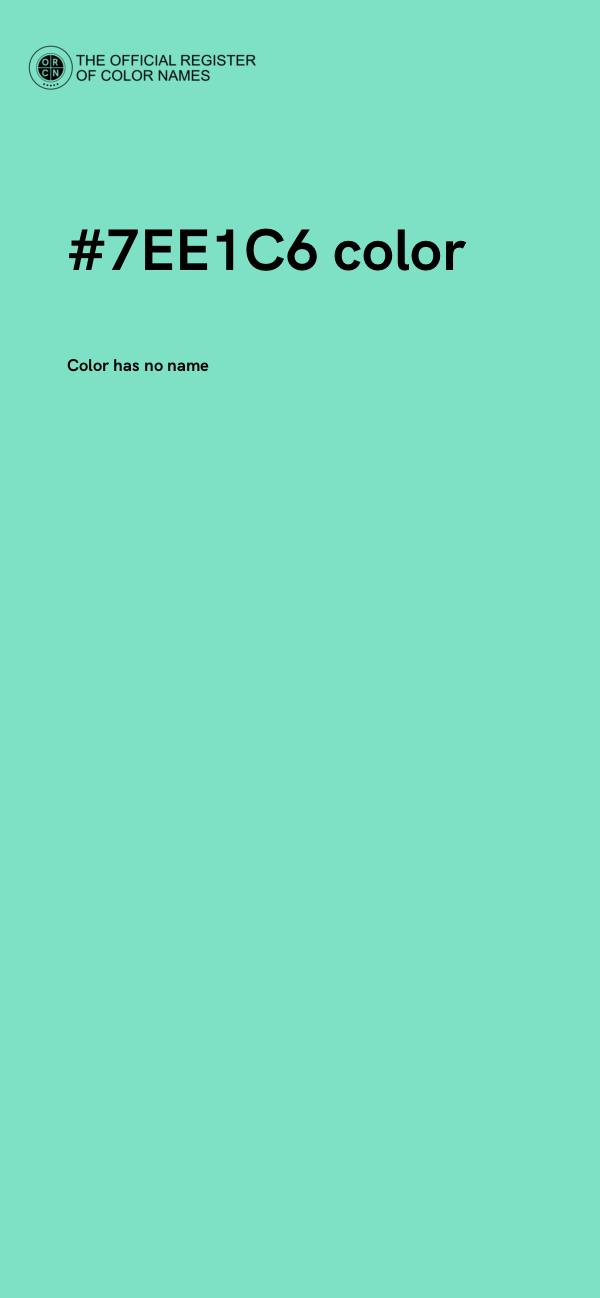 #7EE1C6 color image