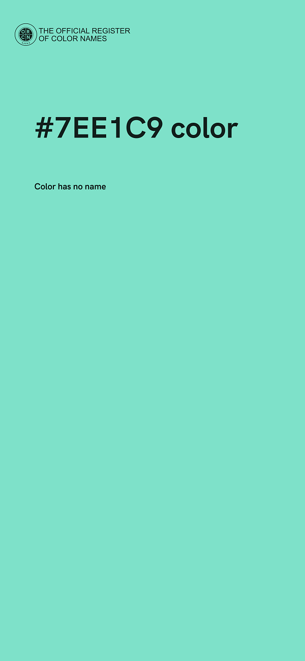 #7EE1C9 color image