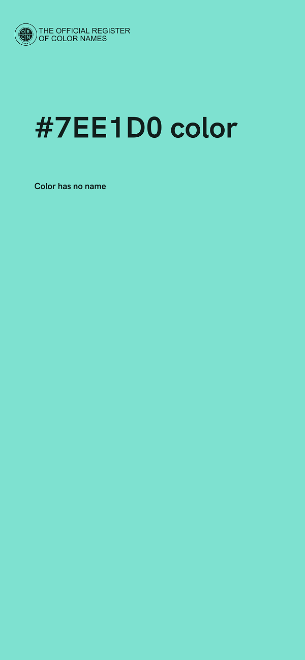 #7EE1D0 color image