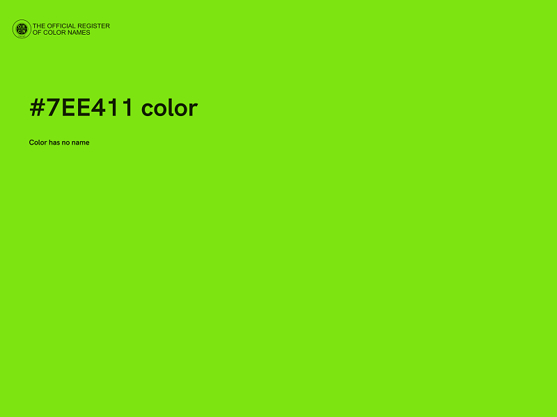 #7EE411 color image
