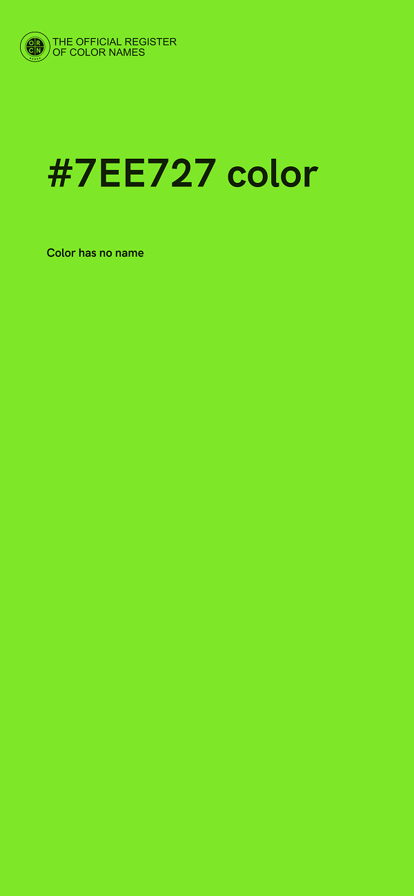 #7EE727 color image