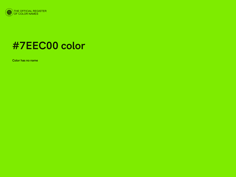 #7EEC00 color image