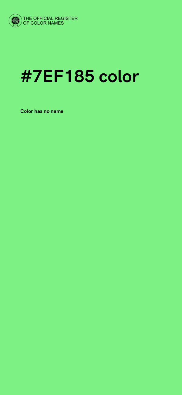 #7EF185 color image
