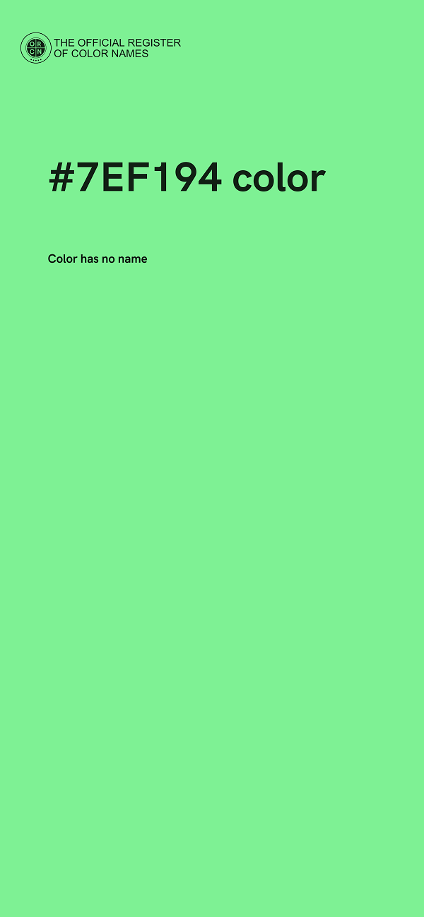 #7EF194 color image