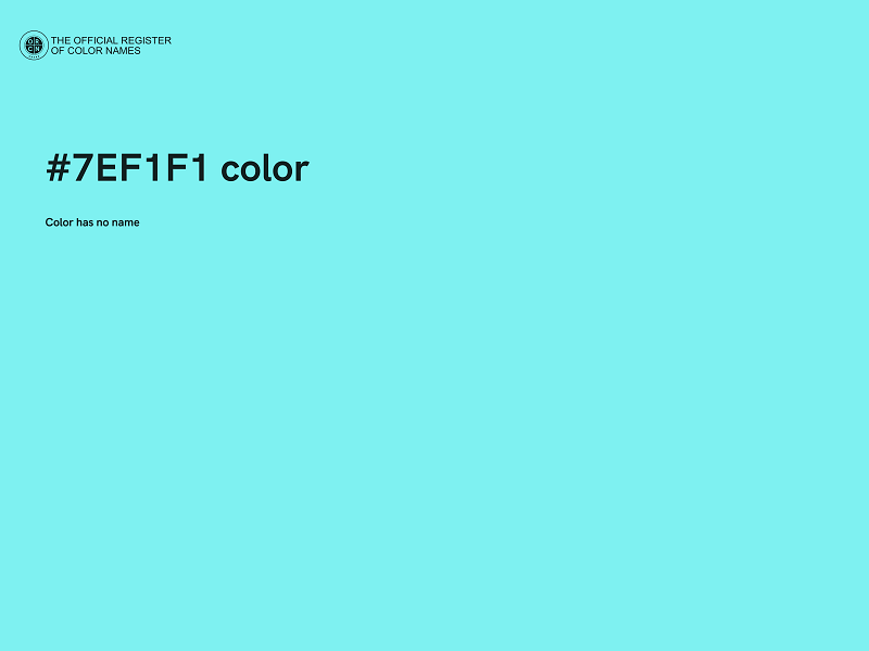 #7EF1F1 color image