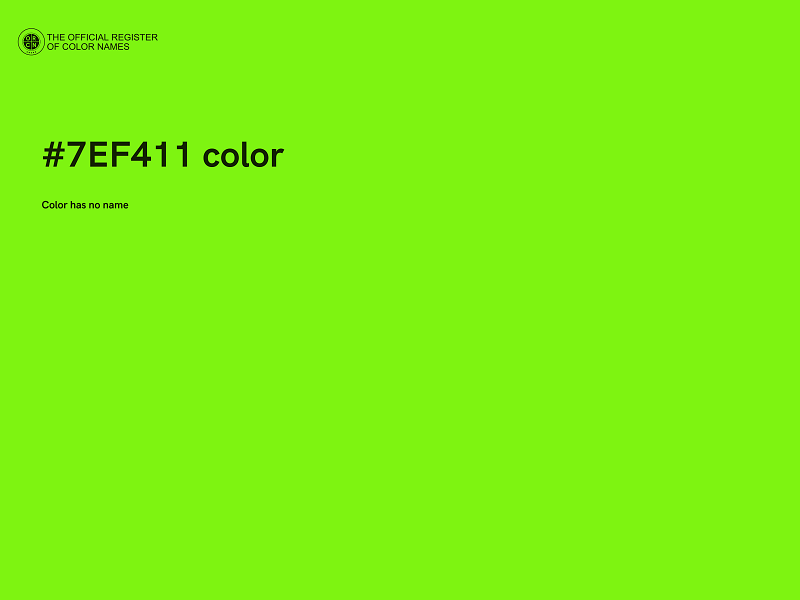 #7EF411 color image