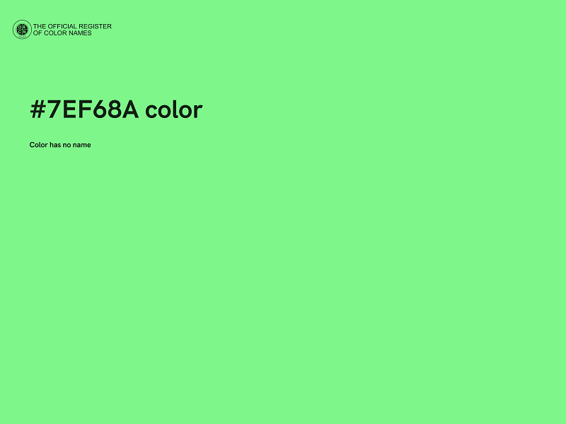 #7EF68A color image