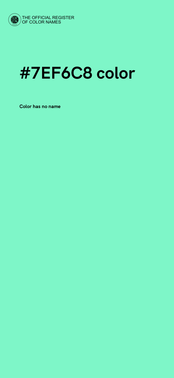 #7EF6C8 color image