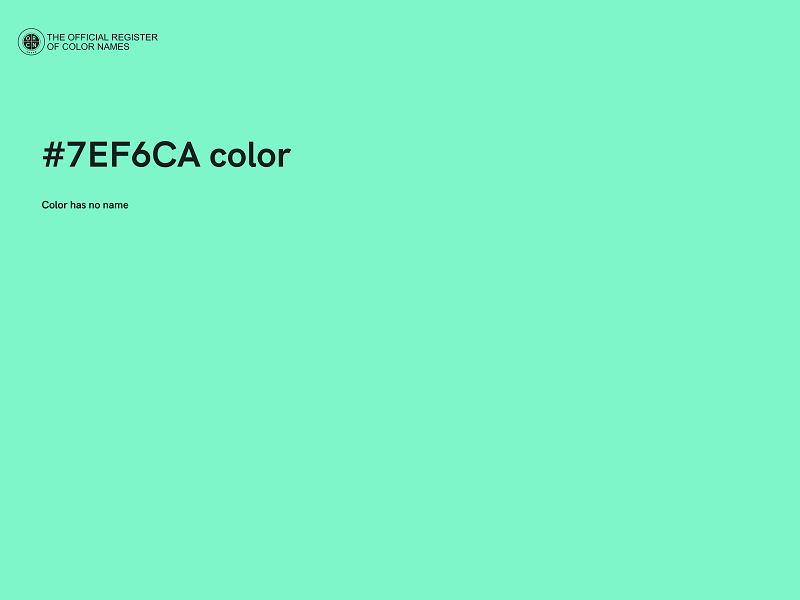 #7EF6CA color image