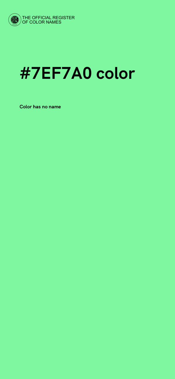 #7EF7A0 color image