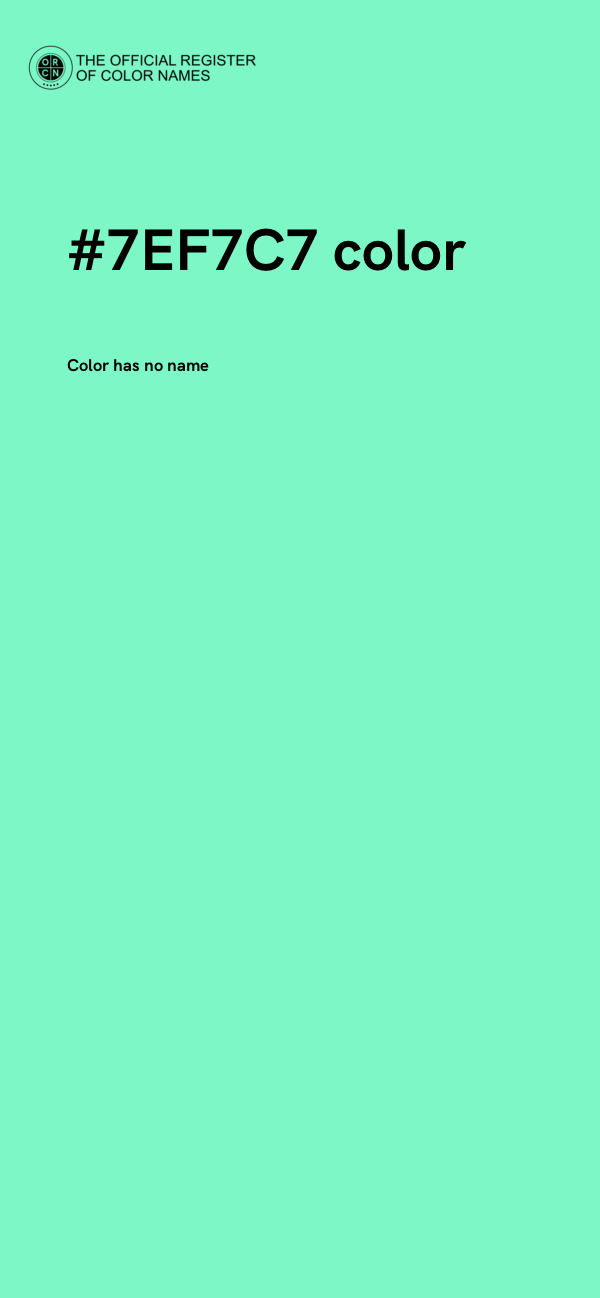 #7EF7C7 color image