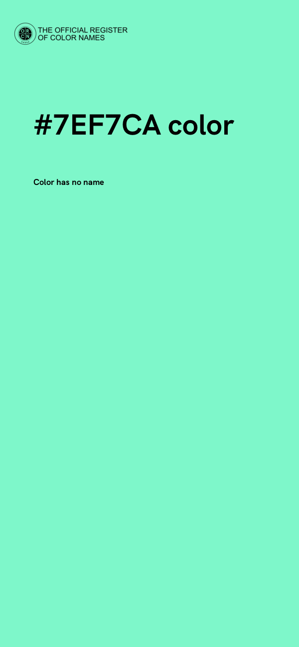 #7EF7CA color image