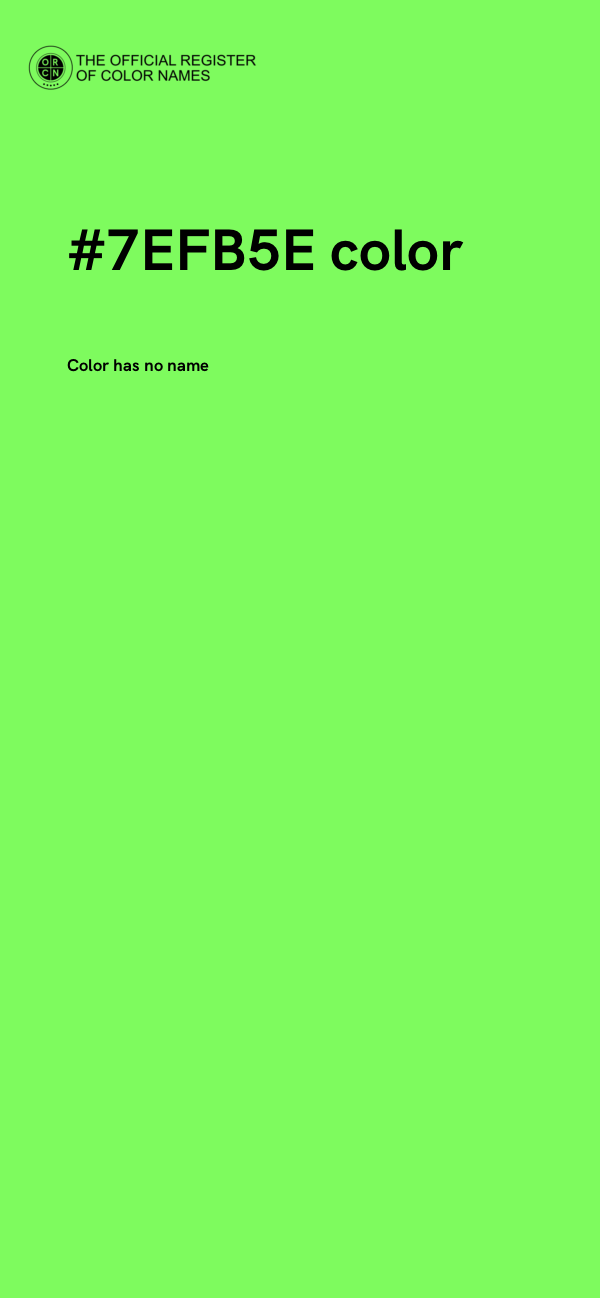 #7EFB5E color image