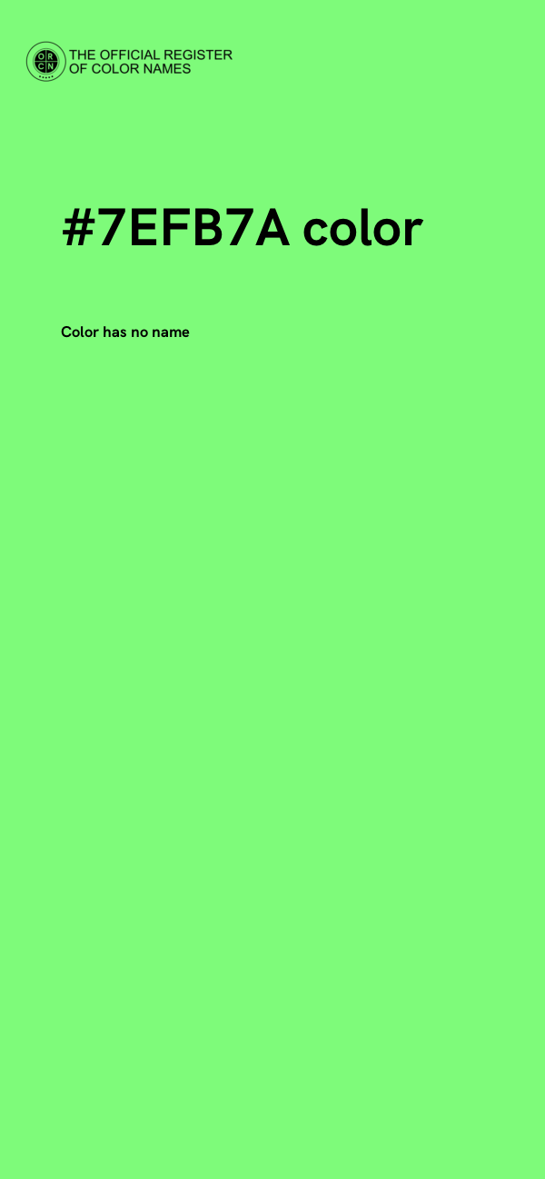 #7EFB7A color image