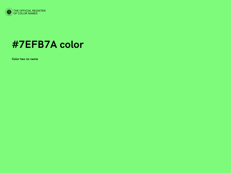 #7EFB7A color image