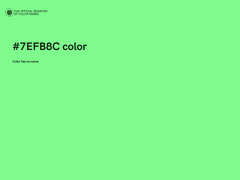 #7EFB8C color image