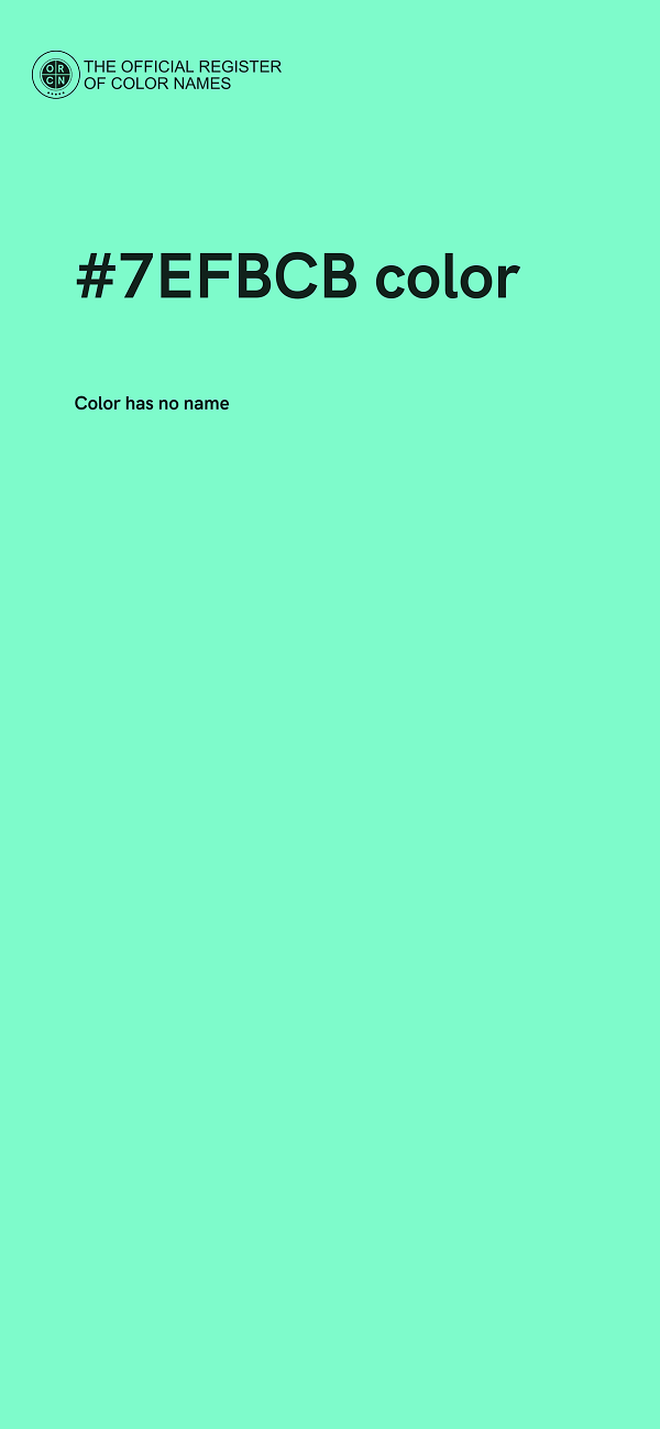 #7EFBCB color image