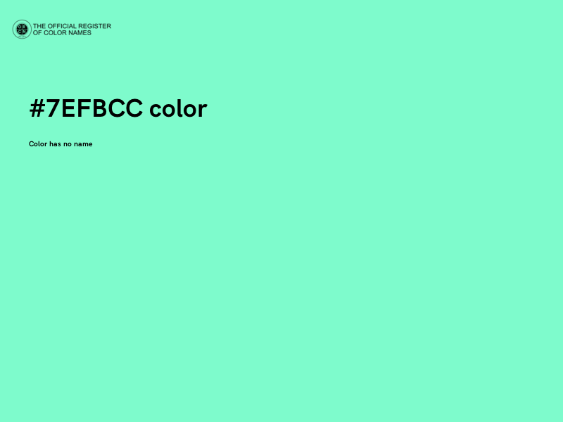 #7EFBCC color image