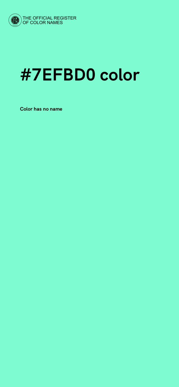 #7EFBD0 color image