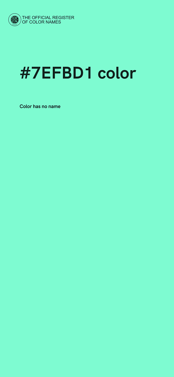 #7EFBD1 color image
